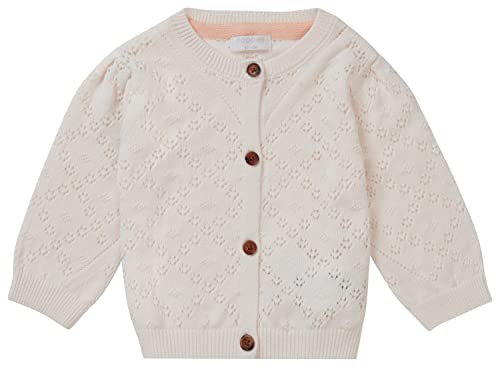 Noppies Baby Baby-Mädchen Girls Cardigan Nice Long Sleeve Strickjacke, Pristine-N021, 74 von Noppies