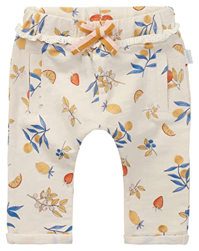 Noppies Baby Baby-Mädchen Girls Pants Amadora Allover Print Hose, Antique White-P331, 56 von Noppies