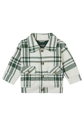 Noppies Baby - Jungen Boys Cardigan Grenade Long Sleeve Knit Check Strickjacke, Garden Topiary - N253, 56 EU von Noppies