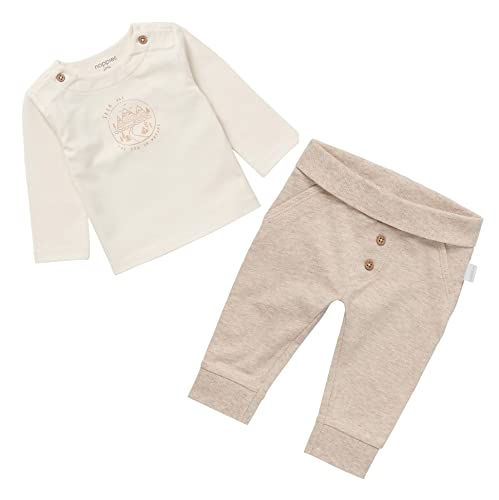 Noppies Baby - Jungen/Mädchen Langarmshirt & Hose GOTS-zertifizierter (Set Shirt & Hose Samoset 44) 2472011 von Noppies