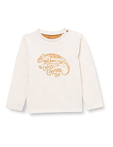 Noppies Baby-Jungen B LS Torpoint T-Shirt, RAS1202 Oatmeal-P611, 56 von Noppies