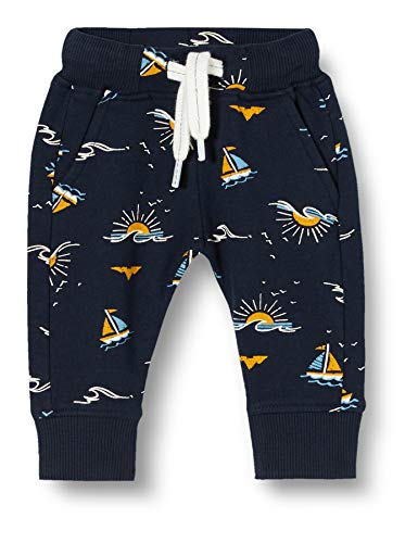 Noppies Baby-Jungen B Regular fit Pants Astoria AOP Hose, Blau (Dark Sapphire P208), (Herstellergröße: 56) von Noppies