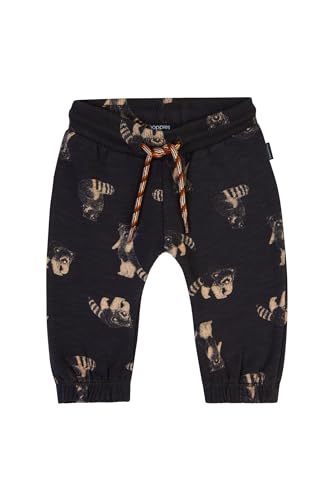 Noppies Baby - Jungen Boys Pants Guntin Regular Fit Allover Print Hose, Phantom - P008, 62 EU von Noppies