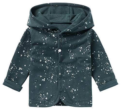 Noppies Baby - Jungen Strickjacke Cardigan Jersey Joke mit Kunstpelz gefüttert (Dark Slate, 74) von Noppies