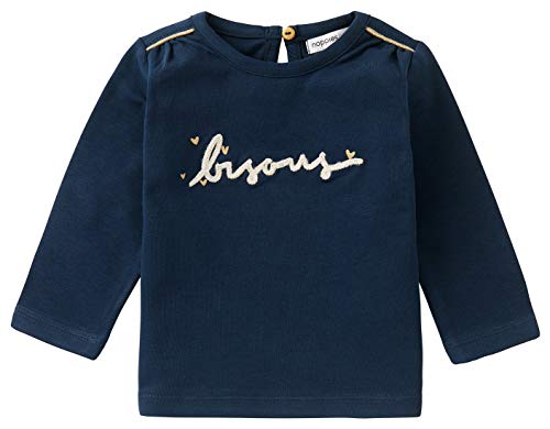 Noppies Baby-Mädchen G Regular LS Elandsbaai T-Shirt, Black Iris-P554, 50 von Noppies