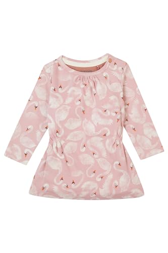 Noppies Baby - Mädchen Girls Dress Frevent Long Sleeve Allover Print Kinderkleid, Pale Mauve - P595, 86 EU von Noppies