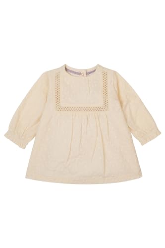Noppies Baby - Mädchen Girls Dress Fuerte Long Sleeve Kinderkleid, Buttercream - P959, 56 EU Noppies Baby - Mädchen Girls Dress Fuerte Long Sleeve Kinderkleid, Buttercream - P959, 56 EU von Noppies