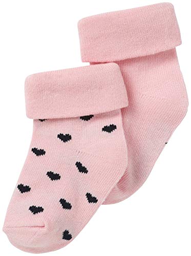 Noppies Unisex Baby G sokker 2pck Naples Socken, Light Rose C092, 6-12 Monate EU von Noppies