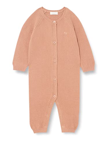 Noppies Baby Unisex Baby Playsuit Monrovia Long Sleeve Overalls, Café au lait-P788, 74 von Noppies