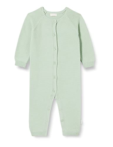 Noppies Baby Unisex Baby Playsuit Monrovia Long Sleeve Overalls, Grey Mint-C175, 44 von Noppies