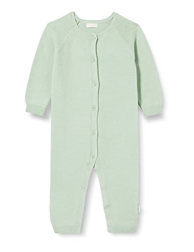 Noppies Baby Unisex Baby Playsuit Monrovia Long Sleeve Overalls, Grey Mint-C175, 50 von Noppies