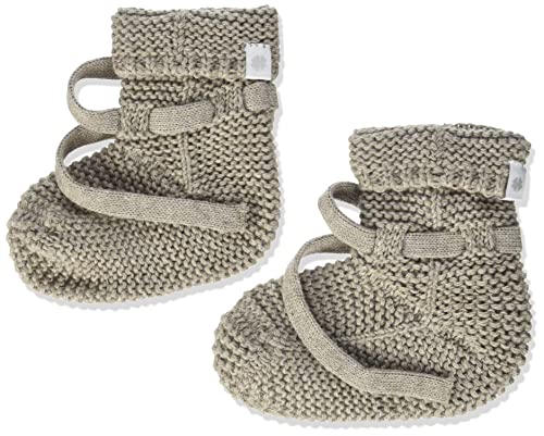 Noppies Baby Unisex Kinder U Booties knit Nelson, Taupe Melange - P757, 62 EU von Noppies