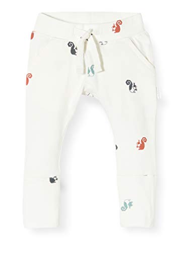 Noppies Baby-Unisex U Slim fit Pants Abu AOP Hose, Elfenbein (Whisper White P198), (Herstellergröße: 68) von Noppies