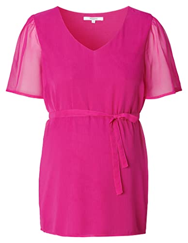 Noppies Damen Blouse Acton Short Sleeve Bluse, Fuchsia Red - N047, 38 EU von Noppies