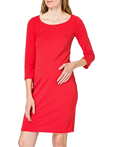 Noppies Damen Dress 3/4 SLV Zinnia Kleid, Poinsettia-P696, 44 von Noppies