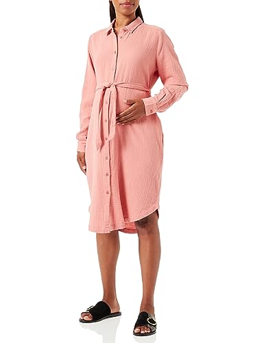 Noppies Damen Dress Epworth Nursing Long Sleeve Kleid, Dusty Rose - P718, 38 EU von Noppies