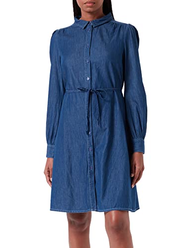 Noppies Damen Dress Oberlin Nursing Long Sleeve Kleid, Vintage Blue - P146, 40 EU von Noppies