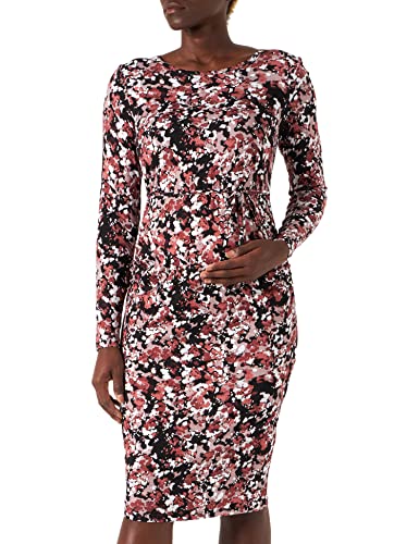 Noppies Damen Dress Paoli Long Sleeve Allover Print Kleid, Black - P090, 36 EU von Noppies