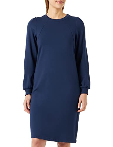 Noppies Damen Dress Pinole Nursing Long Sleeve Kleid, Peacoat - P590, 36 EU von Noppies