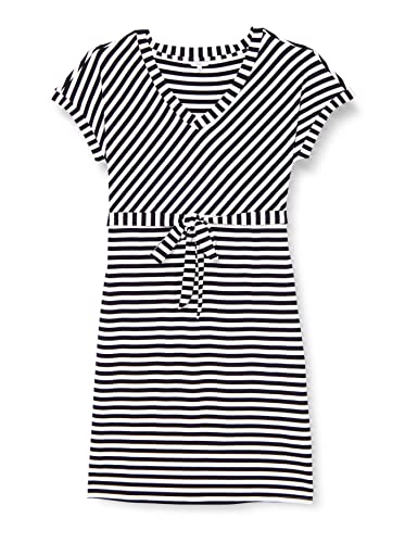 Noppies Damen Dress Short Sleeve Stripe Novi Kleid, Blue Graphite - P334, 36 EU von Noppies