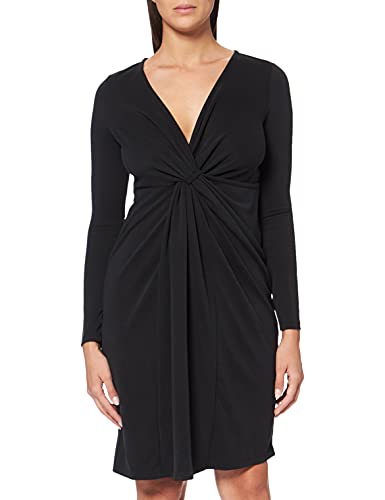 Noppies Damen Dress nurs ls Terra Kleid, Schwarz (Black P090), 42 (Herstellergröße: XL) von Noppies