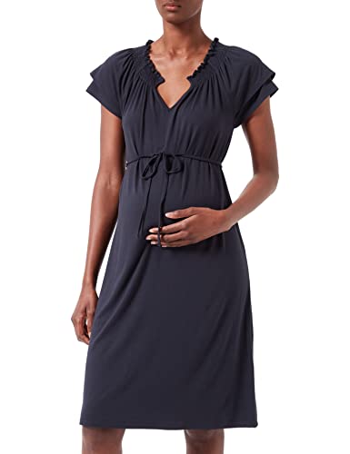 Noppies Damen Eagle Short Sleeve Dress Kleid, Blue Graphite - P334, 38 EU von Noppies