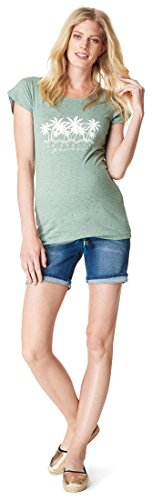 Noppies Damen Jeans Short OTB Slim Mila Medium Aged Umstandsshorts, Blau (Blue Denim C306), 38 (Herstellergröße: 30) von Noppies