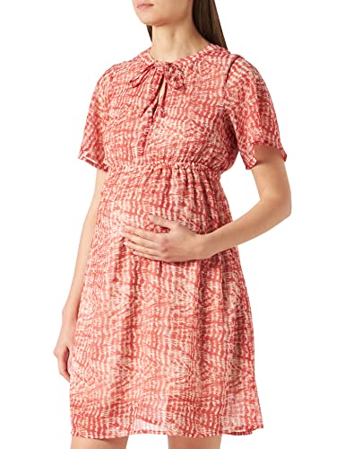 Noppies Damen Jurk met korte mouwen en all-over-print Kleid, Hot Sauce - P887, 38 EU von Noppies
