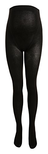 Noppies Damen Maternity Tights Cotton 30/1 Umstandsstrumpfhose, Schwarz (Black 06), S-M EU von Noppies