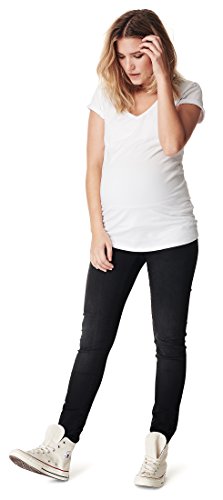 Noppies Damen Otb Skinny Avi Everyday Black Umstandsjeans, Everyday Black, 36W 32L EU von Noppies