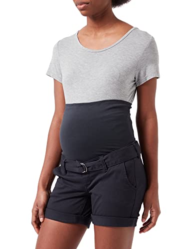 Noppies Damen Over the Belly Leland Shorts, Blue Graphite - P334, 38 EU von Noppies