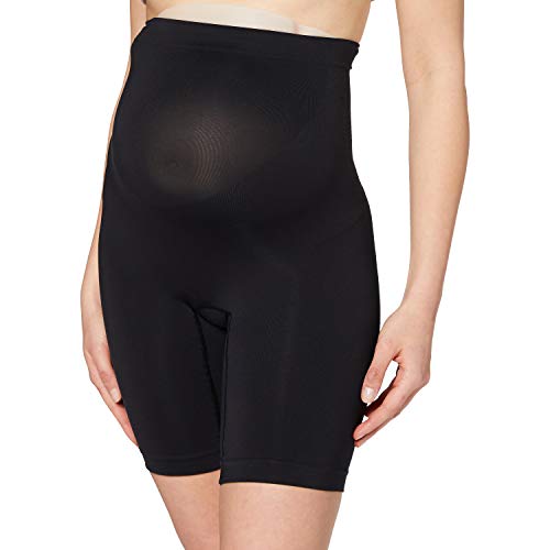 Noppies Damen Seamless Shorts Long Unterhose, Black, M-L EU von Noppies