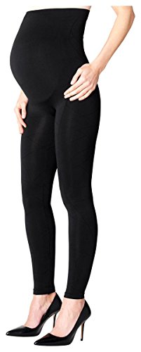 Noppies Damen Seamless Legging Cara Umstandsleggings, 100 DEN, Schwarz (Black C270), 42 (Herstellergröße: XL/XXL) von Noppies