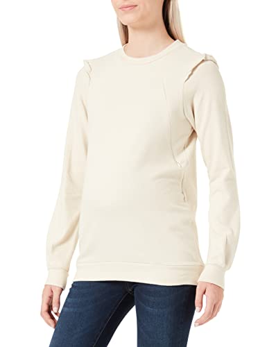 Noppies Damen Top Olyphant Nursing Long Sleeve T Shirt, Rainy Day - P615, 34 EU von Noppies