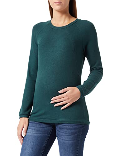 Noppies Damen Top Pineville Nursing Long Sleeve T Shirt, Green Gables - P982, 44 EU von Noppies