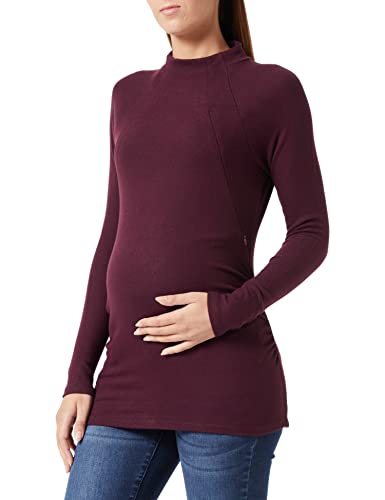 Noppies Damen Top Sebring Nursing Long Sleeve T Shirt, Wine Tasting - P983, 44 EU von Noppies