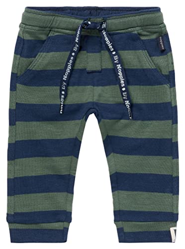 Noppies Baby Baby-Jungen Boys Pants Jersie Stripe Hose, Black Iris-P554, 56 von Noppies