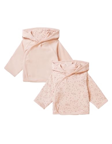 Noppies Unisex Baby Cardigan Naper Reversible All Over Print Strickjacke, Rose Smoke - P778, 56 EU von Noppies