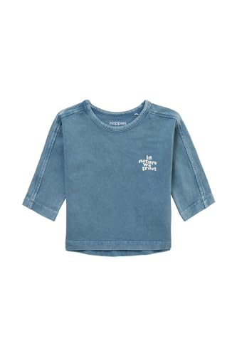 Noppies Langarmshirt Mabank - Farbe: Aegean Blue - Größe: 74 von Noppies