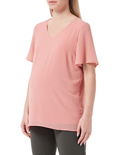 Noppies Maternity Damen Blouse Short Sleeve Kula Bluse, Desert Sand-P756, L von Noppies