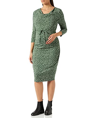 Noppies Maternity Damen Dress Nursing 3/4 Sleeve Allover Print Kimberley Kleid, Duck Green-P721, XL von Noppies
