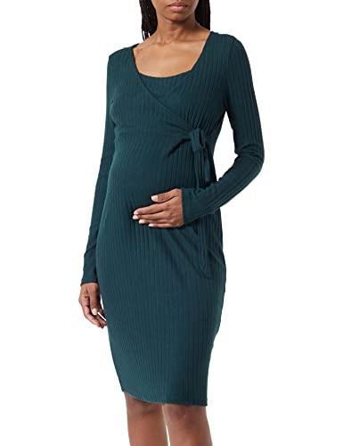 Noppies Maternity Damen Dress Redan Nursing Long Sleeve Kleid, Green gables-P982, L von Noppies