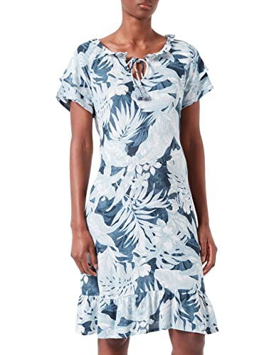 Noppies Maternity Damen Dress Short Sleeve Allover Print Mila Kleid, Gray Blue-P910, L von Noppies