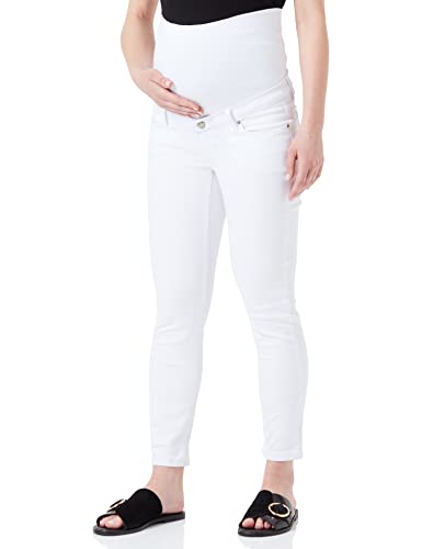 Noppies Slim Umstandsjeans Mila 7/8 - Farbe: Optical White - Größe: 32 von Noppies