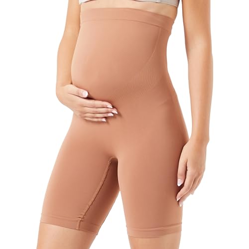 Noppies Maternity Damen Niru Seamless Sensil Long OTB Shorts, Hazel-N141, XL/XXL von Noppies