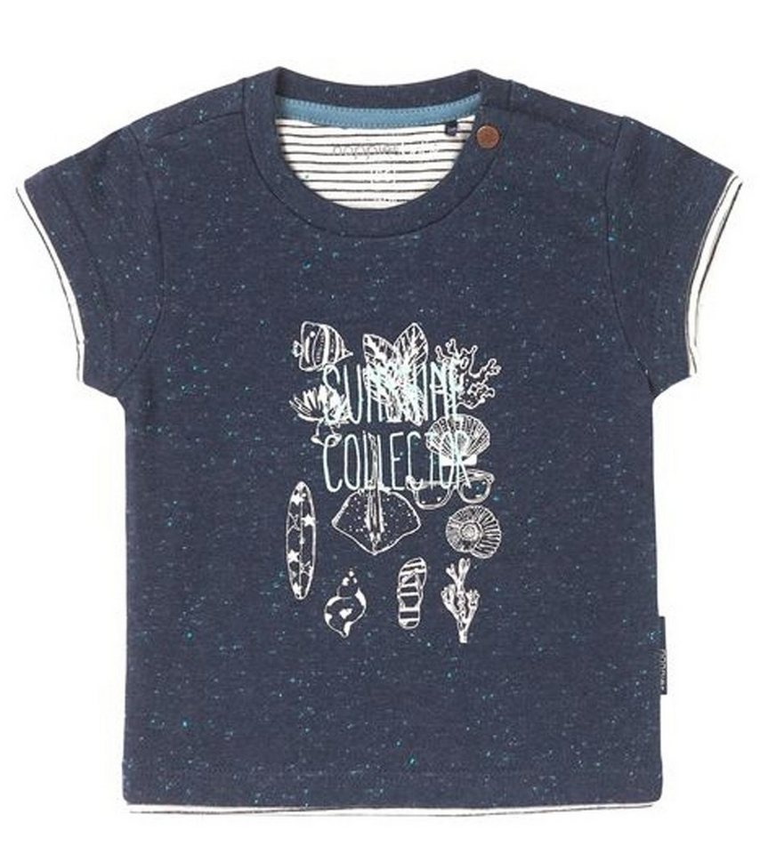 Noppies Rundhalsshirt noppies Rundhals-Shirt sommerlich stylisches Kinder T-Shirt mit Muschel-Print Freizeit-Pullover Navy von Noppies