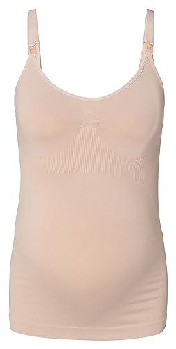 Noppies Maternity Damen Evi Seamless Sensil Nursing top Trägershirt/Cami Shirt, Moonlight-P849, XS/S von Noppies
