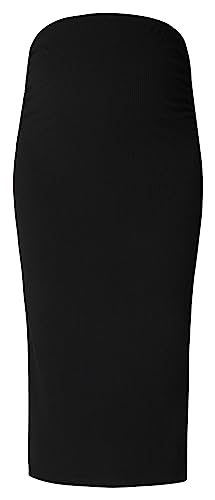 Noppies Damen Vija Rib Skirt OTB Rock, Schwarz, M EU von Noppies