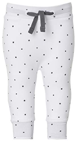 Noppies Unisex Baby U Pants Jrsy Comfort Bo Hose, Weiß (White C001), 62 EU von Noppies