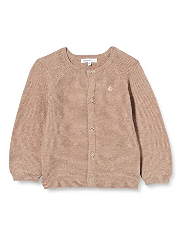 Noppies Unisex Baby U cardigan strik Naga Strickjacke, Taupe Melange - P757, 50 EU von Noppies